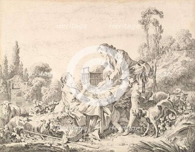 A Kind Shepherd. Creator: Andre Laurent.