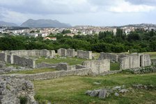 Ruins of the Episcopal Centre, ancient city of Salona, Solin, Croatia, 2018. Creator: Unknown.