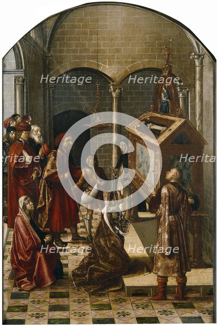 The Tomb of Saint Peter Martyr, 1493-1499. Artist: Berruguete, Pedro (1450-1503)