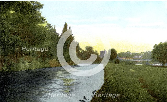 The Thames at Cookham, Berkshire, 20th Century. Artist: Unknown
