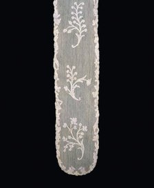 Pair of Lappets (Joined), Valenciennes, 1775/85. Creator: Unknown.
