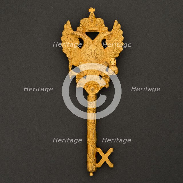 Chamberlain's Key at the Tsar's Nicholas I court, 1825-1835. Creator: Russian Applied Art.