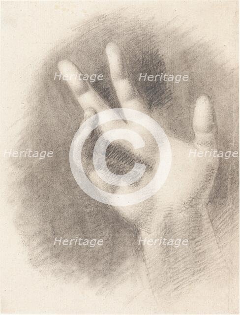 Study of a Right Hand [recto]. Creator: Benjamin Robert Haydon.