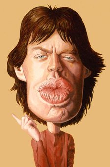 Mick Jagger. Creator: Dan Springer.