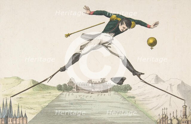 From Top to Bottom, or Cause and Effect (Du haut en bas...ou les causes et les effet..., April 1814. Creator: Elie.