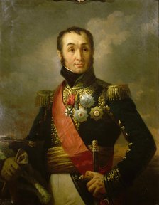 Portrait of Nicolas-Charles Oudinot, duc de Reggio (1767-1847), 1848. Creator: Pils, Isidore (1813-1875).