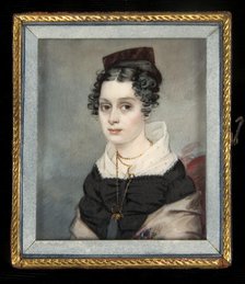 Portrait of Mary Catlin, ca. 1827. Creator: George Catlin.