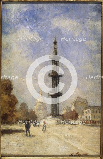 The Artesian well of Grenelle, (Place de Breteuil), c1880. Creator: Unknown.