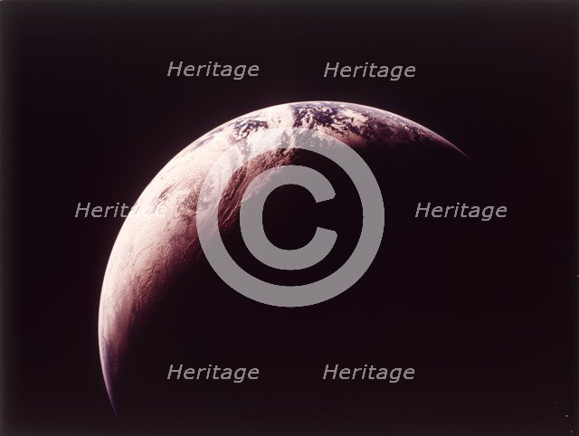 Earth from Apollo 4 spacecraft, 9 November 1967. Creator: NASA.