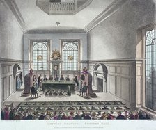 Drawing of the State Lottery, Coopers' Hall, London, 1809. Artist: Joseph Constantine Stadler