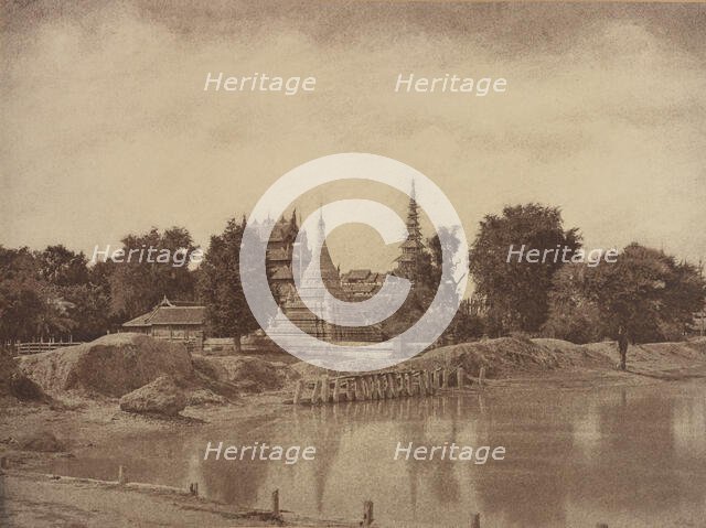 Amerapoora: Shwe-doung-dyk Pagoda, September 1-October 21, 1855. Creator: Captain Linnaeus Tripe.