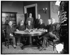Group: William Gibbs McAdoo, 3rd from right, between 1910 and 1920. Creator: Harris & Ewing.