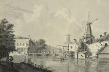 View of Catharijnebrug and Catharijnepoort in Utrecht. Creator: Theodor Verryck.