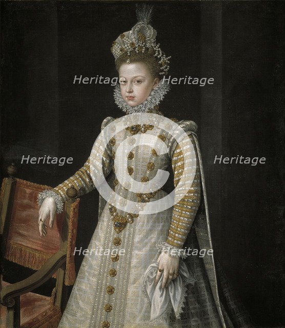 The Infanta Isabel Clara Eugenia (1566-1633), 1579. Artist: Sánchez Coello, Alonso (1531-1588)