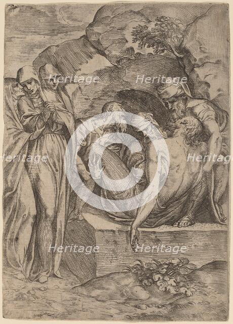 The Entombment, 1515-1573. Creator: Battista del Moro.