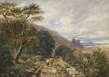 Country Track leading to Harlech Castle, 1842. Artist: David Cox the elder.