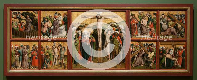 Altarpiece with The Passion of Christ, c. 1440s. Creator: Master of the Schlägl Altarpiece (German).