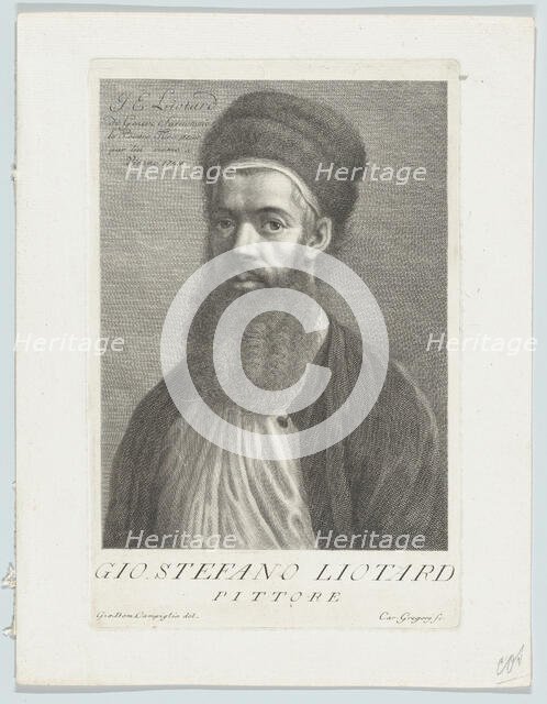 Self-portrait in a Turkish Outfit, 18th century. Creator: Carlo Gregori.