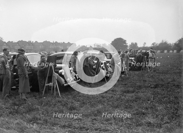 Standard Car Owners Club Gymkhana, 8 May 1938. Artist: Bill Brunell.