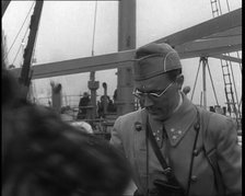 Prince Bernhard Walking Ashore in Dover, 1940. Creator: British Pathe Ltd.