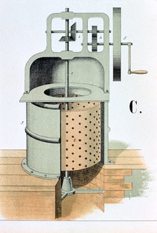 Centrifuge, 1882. Artist: Anon