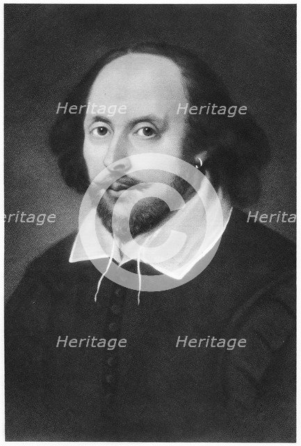 William Shakespeare, English playwright, (19th century). Artist: Unknown