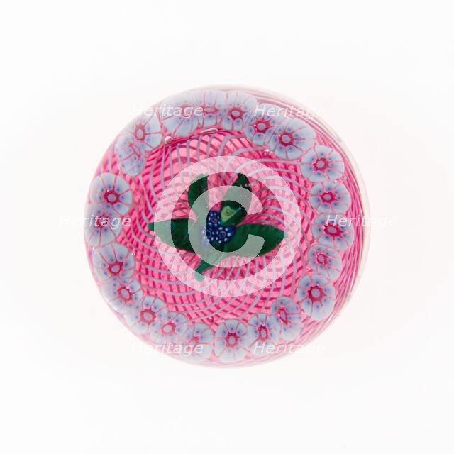 Paperweight, New York City, c. 1880. Creator: Gilliland Glass Manufactory.