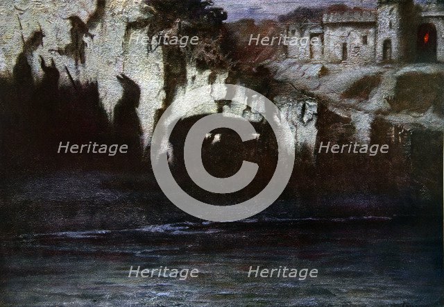 'The Funeral of Siegfried', 1906. Artist: Unknown