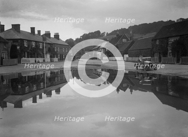 Standard open tourer, Aldbury, Hertfordshire, c1920s. Artist: Bill Brunell.