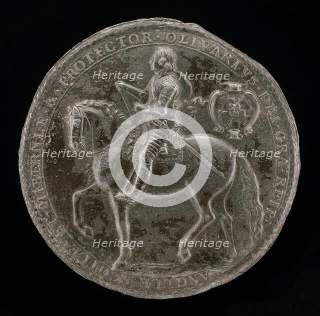 The Second Great Seal of England, Under the Commonwealth, c. 1656. Creator: Thomas Simon.