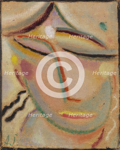 Small head, c. 1922. Creator: Javlensky, Alexei, von (1864-1941).