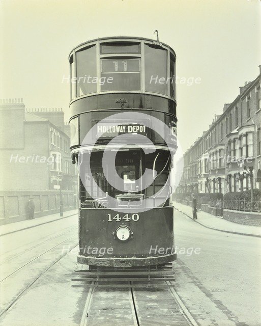 Class M electric tram, 1930. Artist: Unknown.