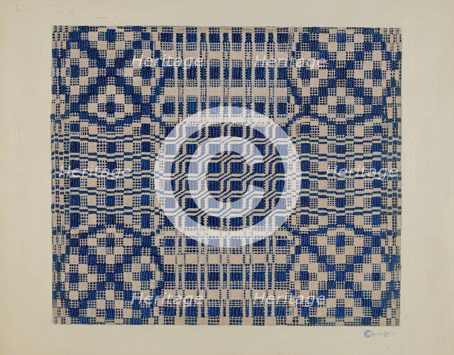 Coverlet, c. 1940. Creator: Cornelius Christoffels.