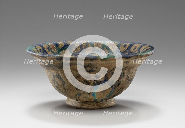 Mosaic Glass Carinated Bowl, late 1st century B.C.-early 1st century A.D. Creator: Unknown.