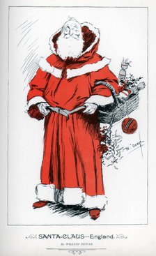 'Santa Claus - England', 1895. Artist: William Dewar