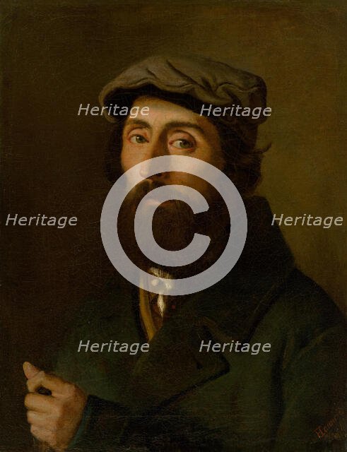 Study of a Man from Ghetto, 1884. Creator: Leopold Horovitz.