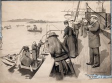 Trip of Alexander III in the Gulf of Finland, 1883-1888. Artist: Berndtson, Gunnar Fredrik (1854-1895)