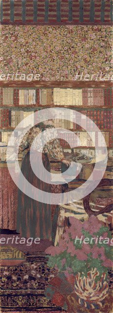 The Privacy. Decoration for the Library of Dr. Vaquez. Artist: Vuillard, Édouard (1868-1940)