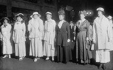 Mrs. Eleanor Roosevelt in Parade, 5/13/16, 1916. Creator: Bain News Service.