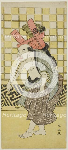 The Actor Asao Tamejuro I as Drunken Gotobei in Act Three of the Play Yoshitsune..., c. 1790. Creator: Katsukawa Shun'ei.