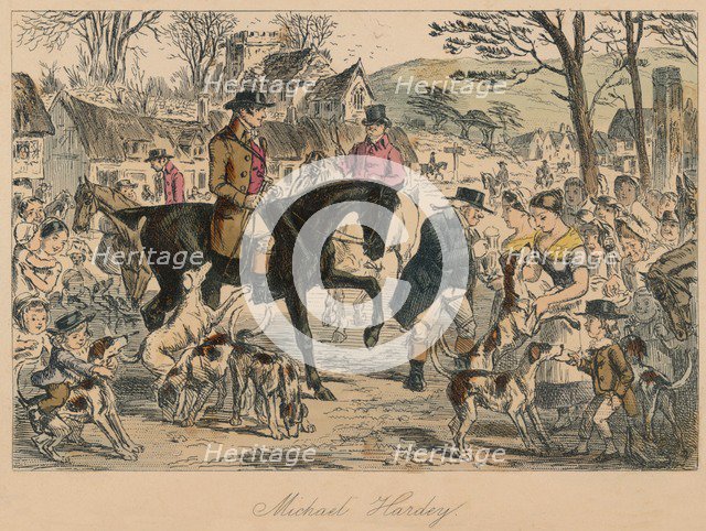 'Michael Hardey', 1854. Artist: John Leech.