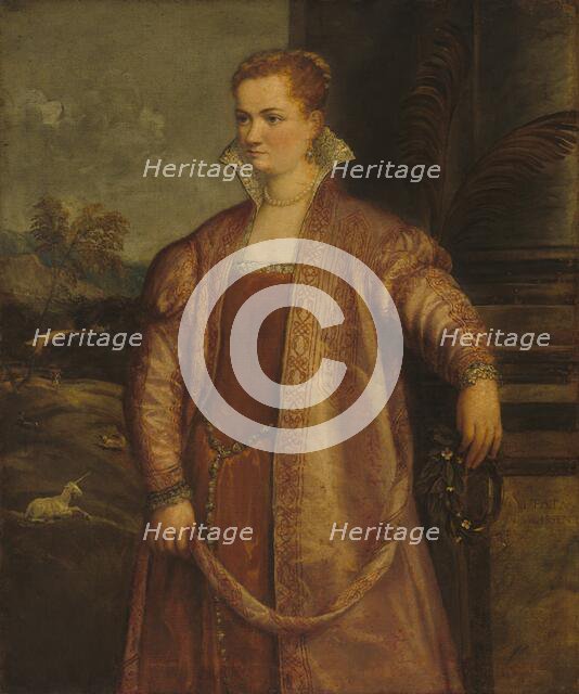 Irene di Spilimbergo, c. 1560. Creator: Gian Paolo Pace.