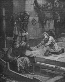 Murder of Prince Arthur, 1203 (1905). Artist: Unknown.