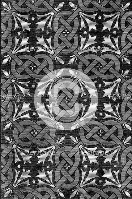 The International Exhibition: painted decoration by T. Kershaw, of Baker-street, 1862. Creator: Unknown.