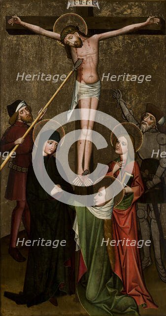 So-Called Great Crucifixion from the Parish Church of St Ursula in Korzenna, between 1425-1475. Creator: Unknown.