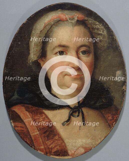 Portrait considered to be Mme de Graffigny, born Françoise d'Issembourg d'Happoncourt..., c1695-1758 Creator: Unknown.