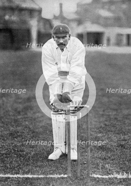 Thomas Russell, Essex cricketer, c1899.  Artist: WA Rouch