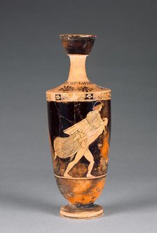 Attic Red-Figure Lekythos, 470-460 BC. Creator: Carlsruhe Painter.