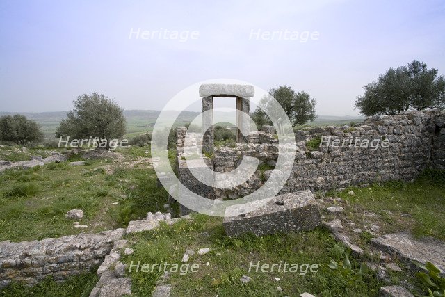 The Temple of Pluto, Dougga (Thugga), Tunisia. Artist: Samuel Magal