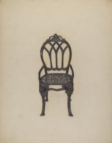 Garden Chair, c. 1938. Creator: Katherine Hastings.